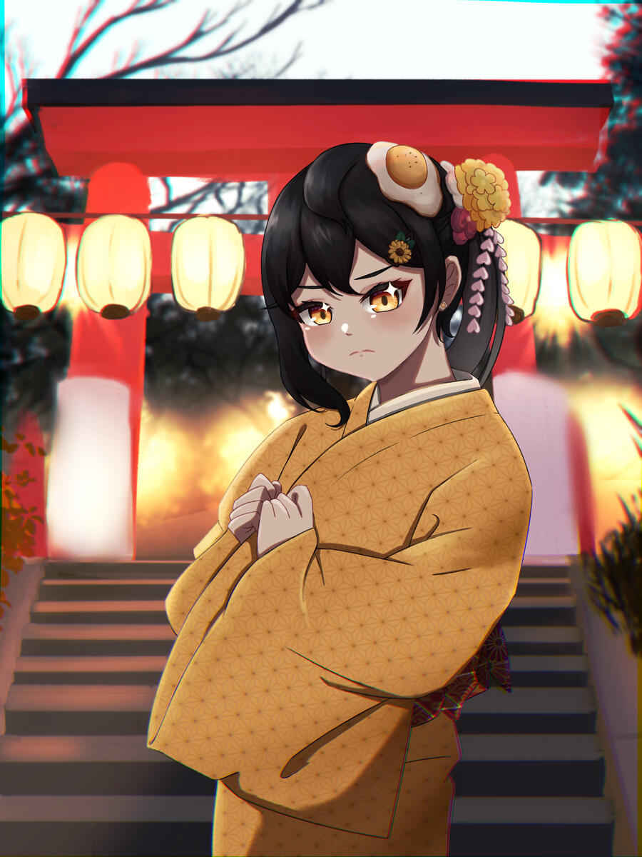 New Year's Shrine Visit w/ Eggy