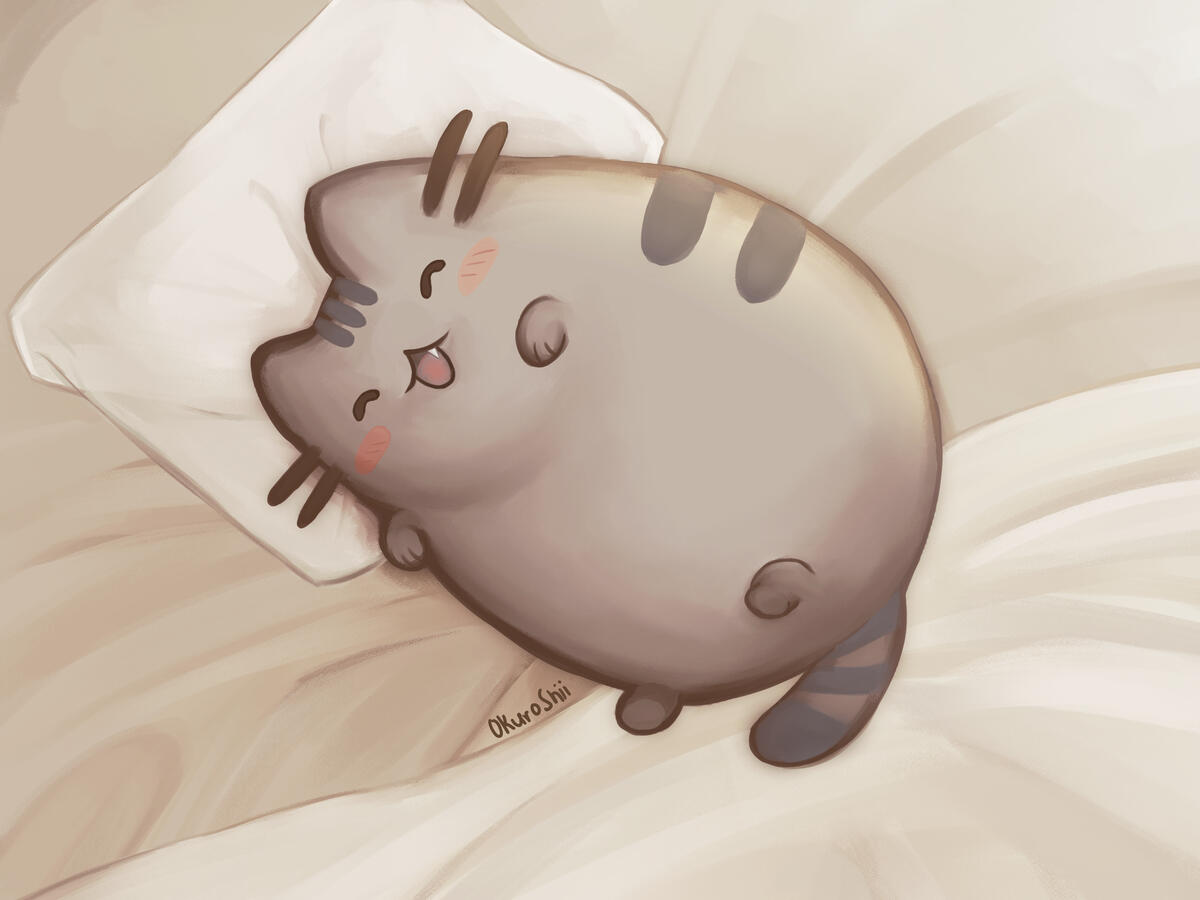 (Commissioned) Pusheen Cat