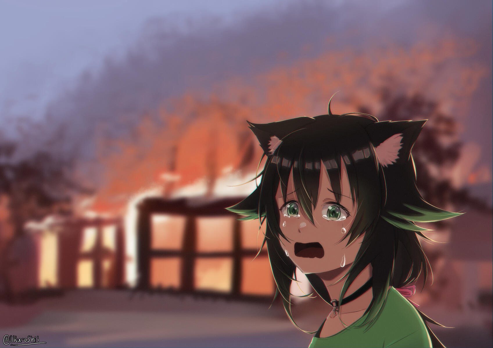 Commissioned: Dumb Cat (Baji) Sets fire to things